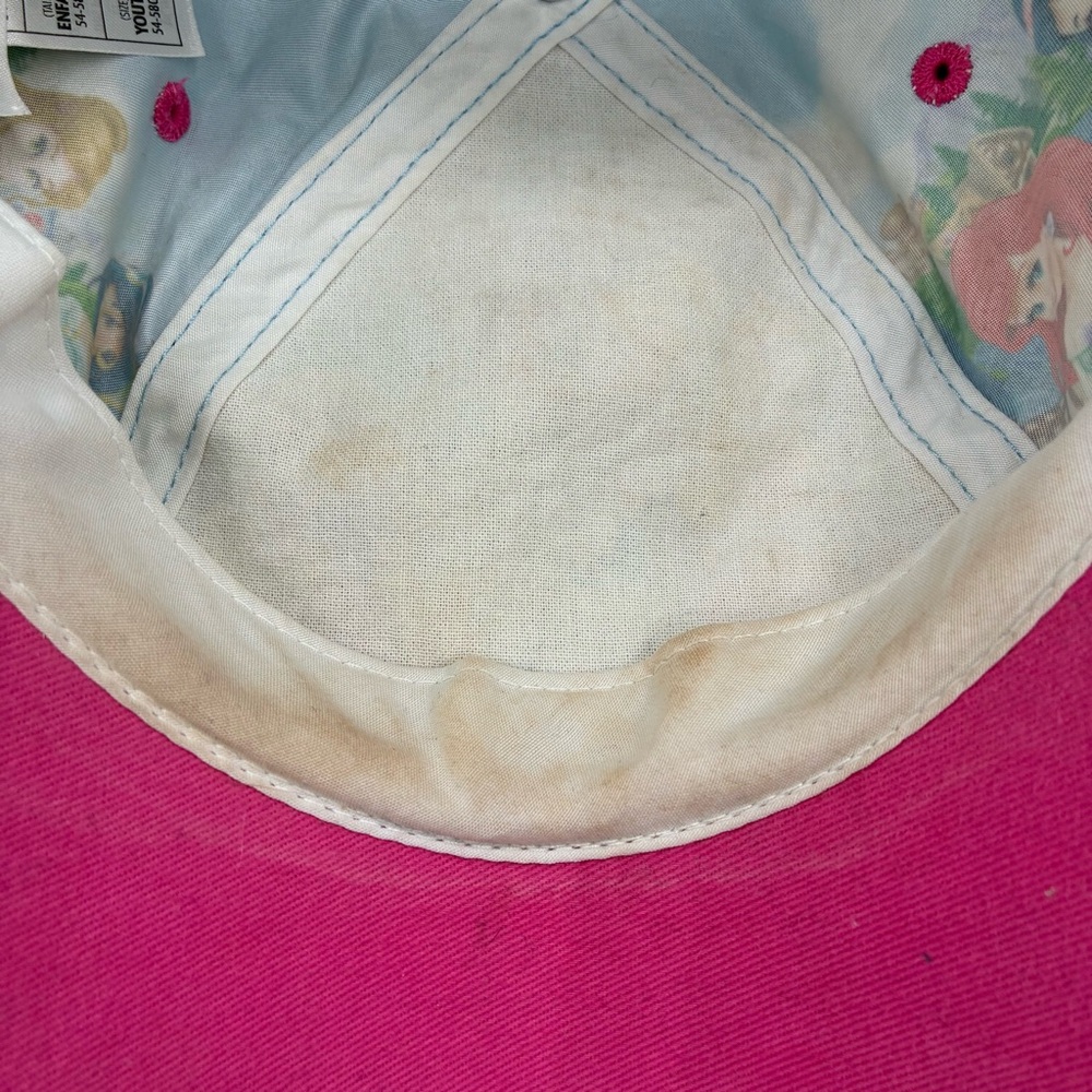 Disney Parks Princess Hat Youth Girls Adjustable Magic Kingdom Suede Brim - Picture 8 of 9